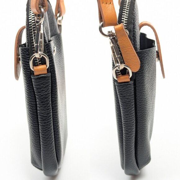 DIVINA FIRENZE Made in Italy His and Hers Leather Crossbody Set - Picture 8 of 16